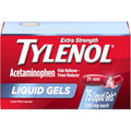 Tylenol Extra Strength Liquid Gels 75 count front packaging