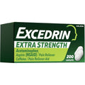 Excedrin Extra Strength Pain Relief Caplets for Headache Relief, Acetaminophen 250mg, Aspirin 250mg, Caffeine 65mg, Pain Reliever, 200 Count