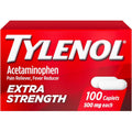 Tylenol Extra Strength Pain Relief Pills, Acetaminophen 500mg Caplets, Pain Reliever and Fever Reducer Medicine for Headache, Backache, Toothache & Minor Arthritis, 100 Count Bottle