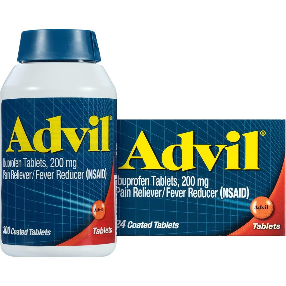 Advil Pain Reliever and Fever Reducer 324 tablets front view