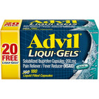 Advil Liqui-Gels 180 Count bottle front view