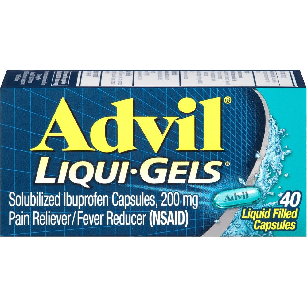 Advil Liqui-Gels 40 capsules front view
