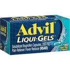 Advil Liqui-Gels 160 count front packaging view