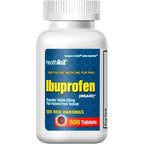 HealthA2ZÂ® Ibuprofen 200mg | 500 Counts | Pain Relief | Body Aches | Headache | Arthritis | Cramps | Back Pain | Fever Reducerâ€¦ (500 Count)