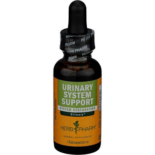 Herb Pharm Urinary System Support 1 Fluid Ounce front view bottle for kidney health
