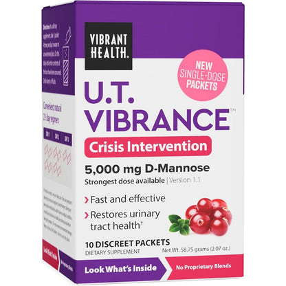 Vibrant Health UT Vibrance Stick Packs front view showing authentic USA packaging