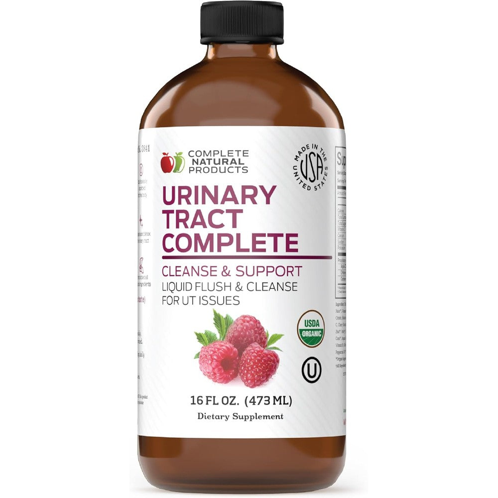 Complete Natural Products Urinary Tract Complete 8 Ounce bottle front view for bladder wellness