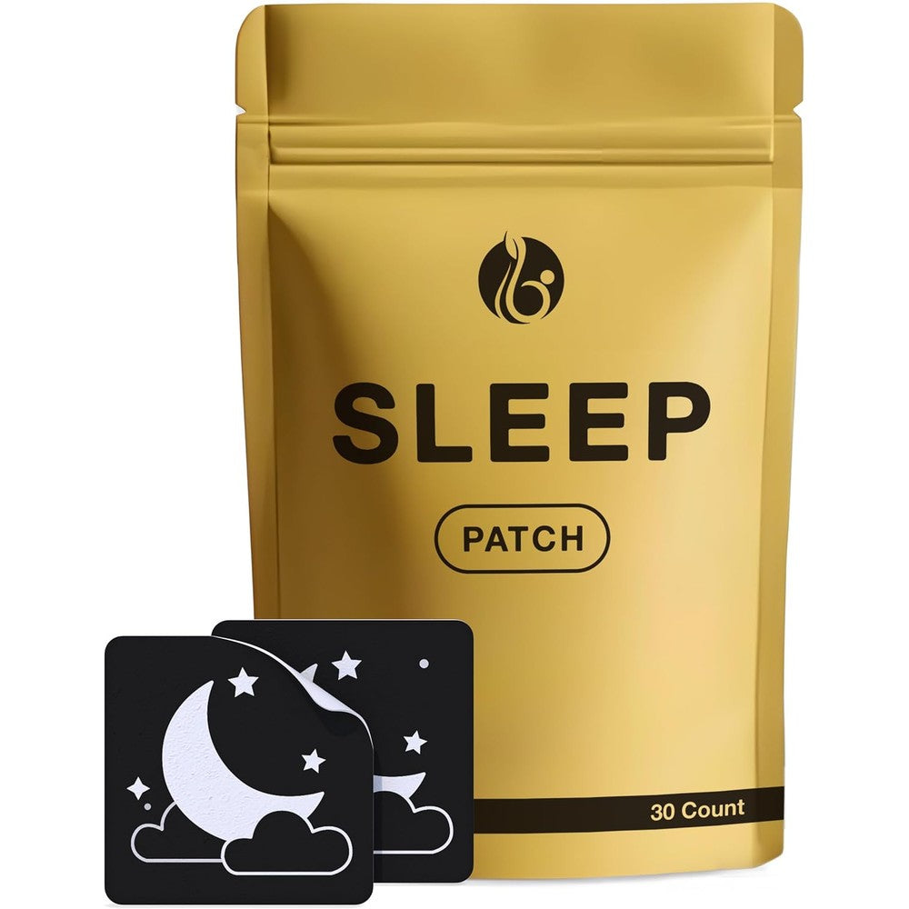 ECCO PURE sleep aid patches front view of thirty count resealable pouch