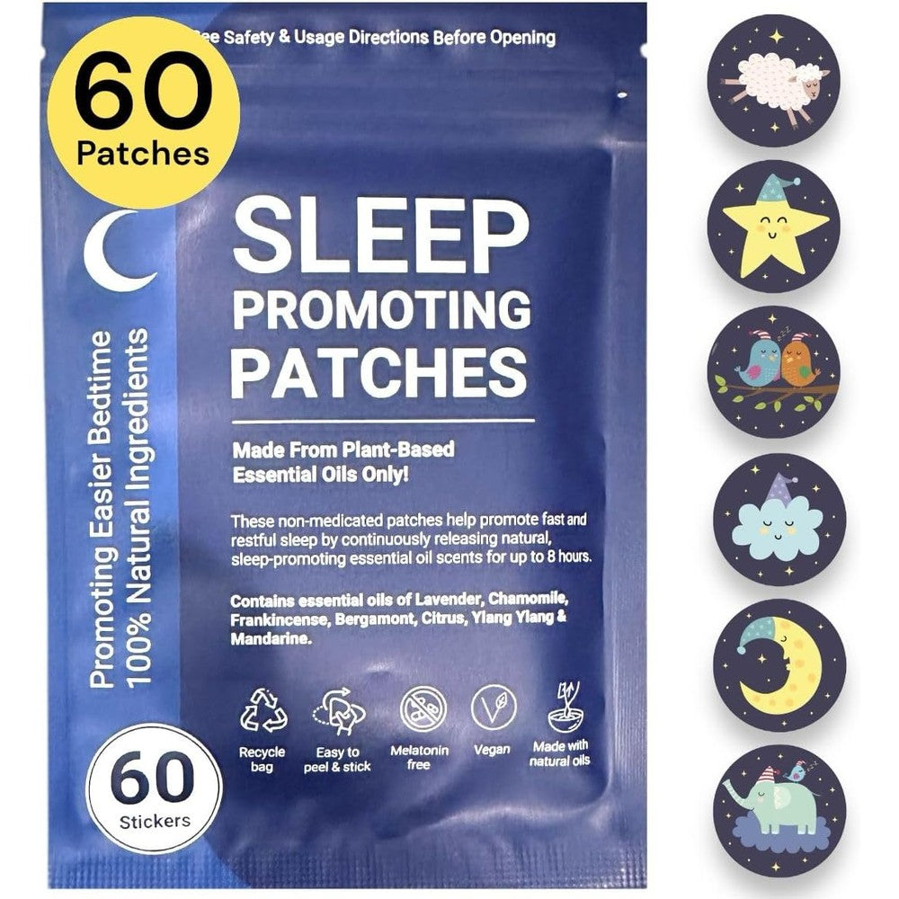 Joyful Artistry sleep patches front packaging view showing the sixty count box
