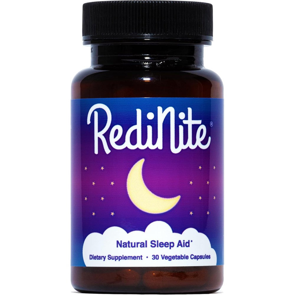RediNite Natural Sleep Aid Supplement 30 capsules front view bottle