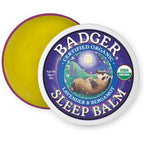 Badger Certified Organic Natural Sleep Balm front view two ounce tin