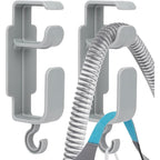Nittiid 2 pack CPAP hose holder set with gray finish