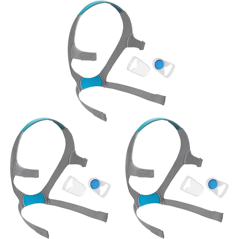 Organic Deal Airfit F20 replacement headgear 3 pack front view