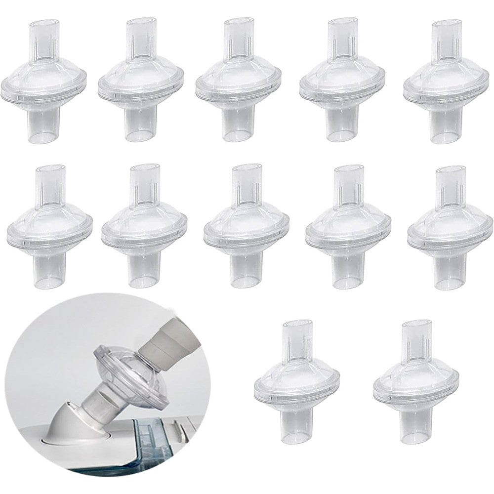 Missyage universal CPAP inline filters 12 piece pack front view