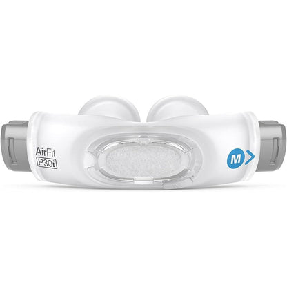 ResMed AirFit P30i Nasal Pillow Cushion size Medium front view