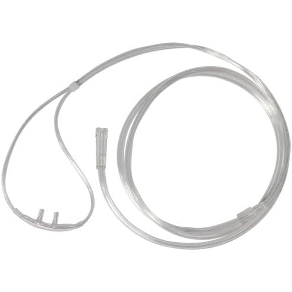 Sunset Healthcare Solutions adult oxygen nasal cannula front view with 4 foot tubing