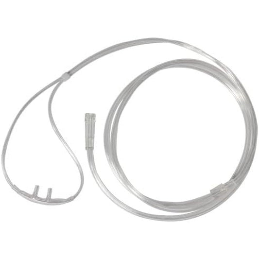 Sunset Healthcare Solutions adult oxygen nasal cannula front view with 4 foot tubing