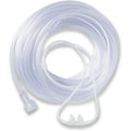 Medline SuperSoft Nasal Oxygen Cannula front view of curved nasal prongs