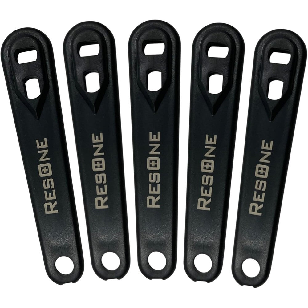 ResOne Plastic Medical Oxygen Cylinder Wrench 5-pack front view for CGA-870 valves.