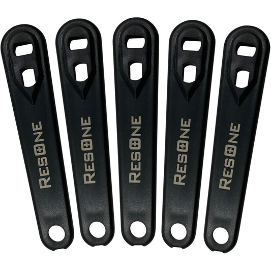ResOne Plastic Medical Oxygen Cylinder Wrench 5-pack front view for CGA-870 valves.