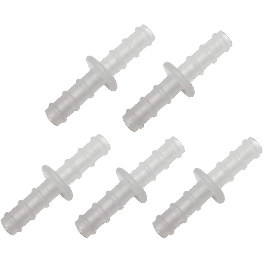 ResOne Oxygen Tubing Straight Connectors 5 Pack front view respiratory accessories