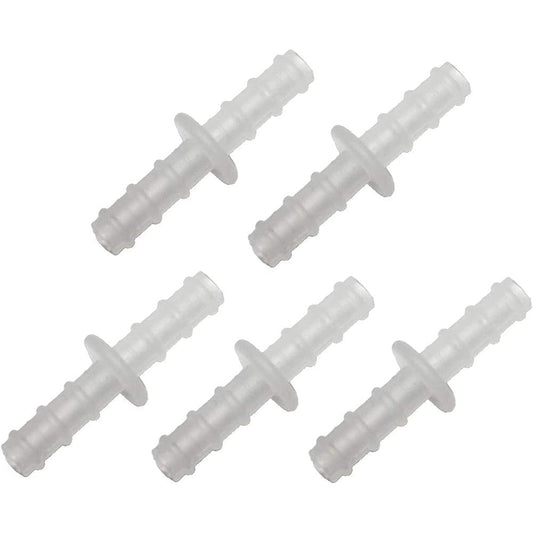 ResOne Oxygen Tubing Straight Connectors 5 Pack front view respiratory accessories