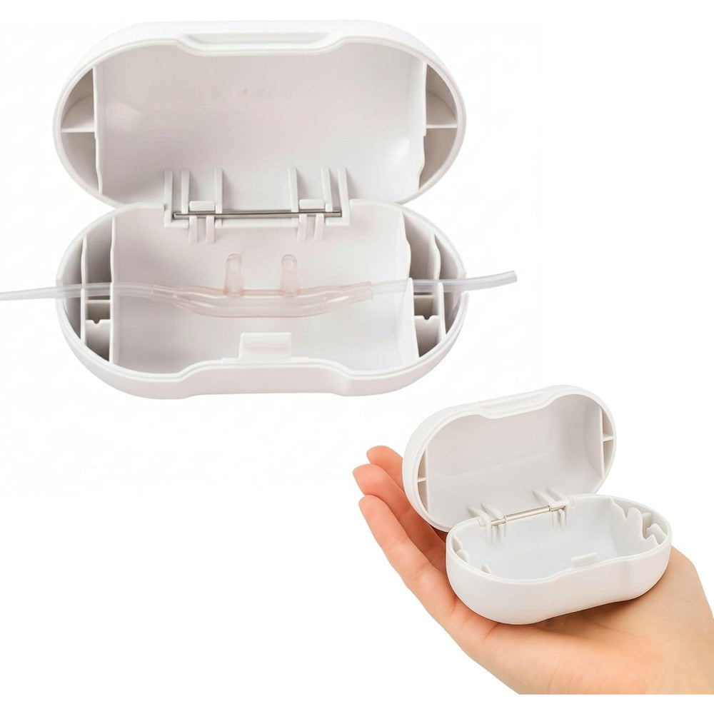 Keystone Healthcare Innovations Oxygen Nasal Cannula Protective Cover front view for respiratory hygiene.