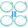 NITTIID 7 Foot Green Nasal Cannulas front view 4 pack medical oxygen tubing