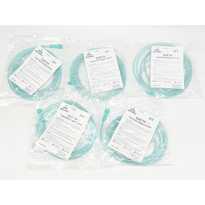 Medical Sales Supply Super Soft Nasal Oxygen Cannula front view of cushion tips