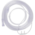Medline Soft-Touch Nasal Oxygen Cannula front view of curved nasal prongs