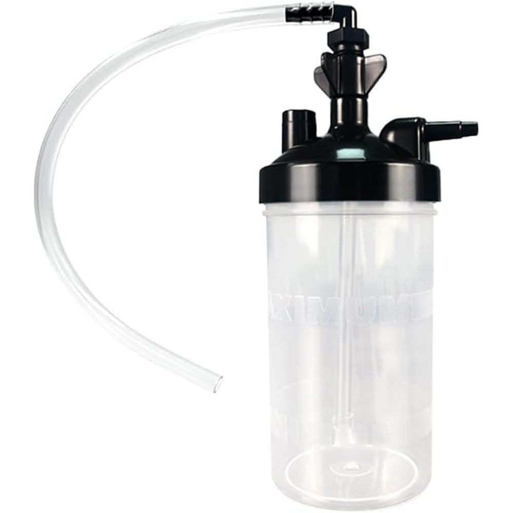 Generic Oxygen Humidifier Bottle front view with 350ml markings.