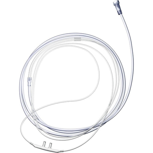 Mars Wellness 7 Foot Oxygen Nasal Cannula front view individually wrapped