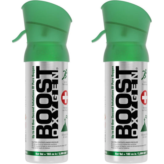 Boost Oxygen Pocket Size Natural 3 Liter Canister front view for respiratory support