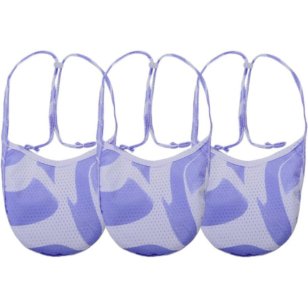 Aquegel EZSLINGGLIDE Tracheostomy Stoma Cover front view for laryngectomy protection.