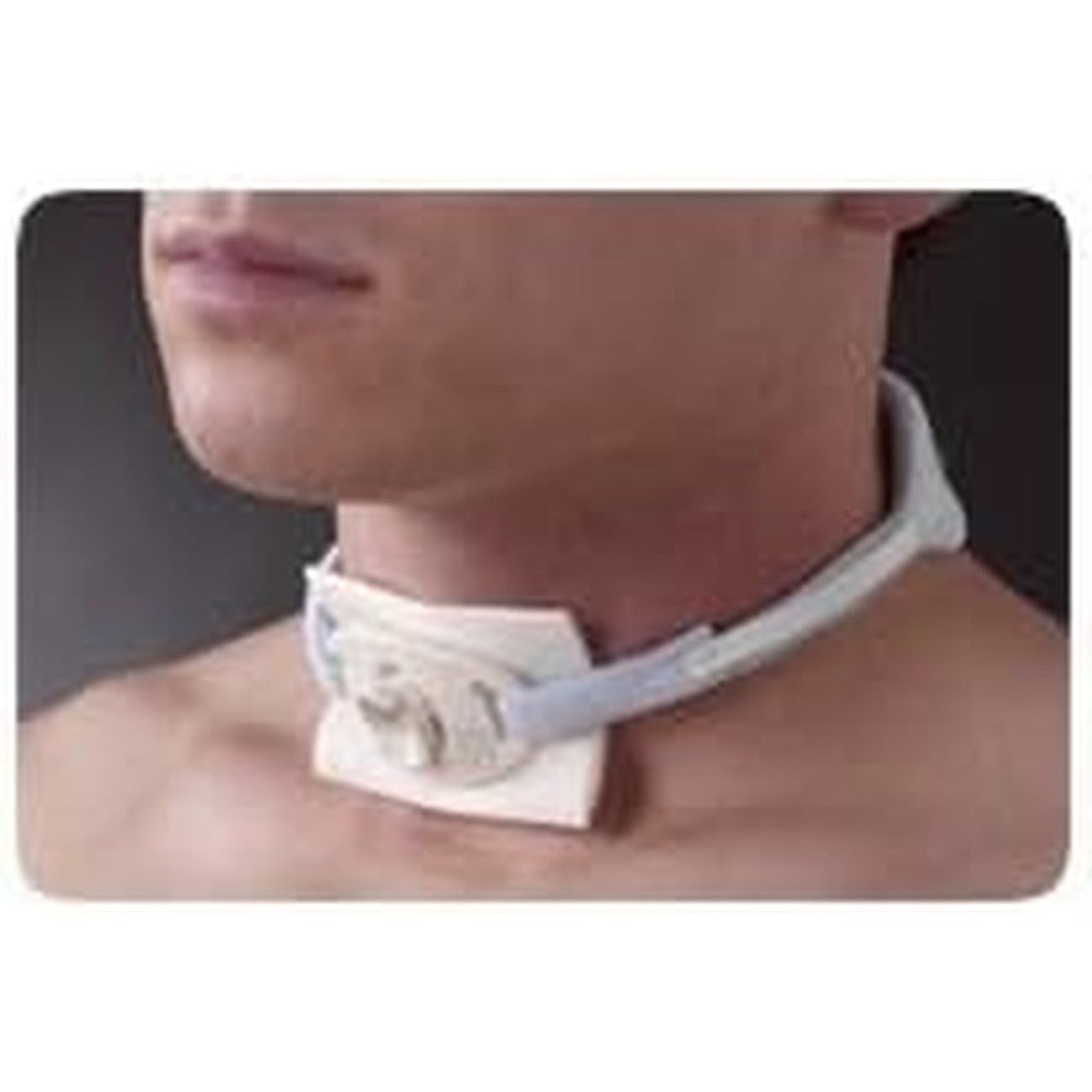 Posey 8197L Foam Trach Ties Large front view medical tracheostomy securement collar.
