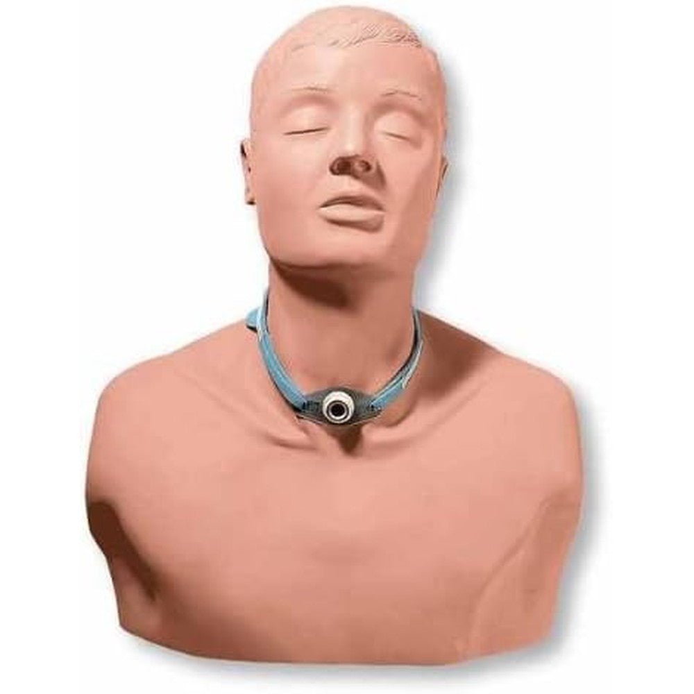 LifeForm Nasco Tracheostomy Care Adult Model front view medical training manikin