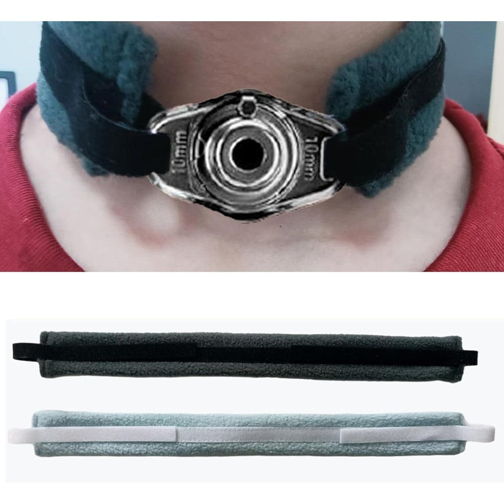 YBWYDH Reusable Tracheostomy Tube Holder front view medical securement strap.