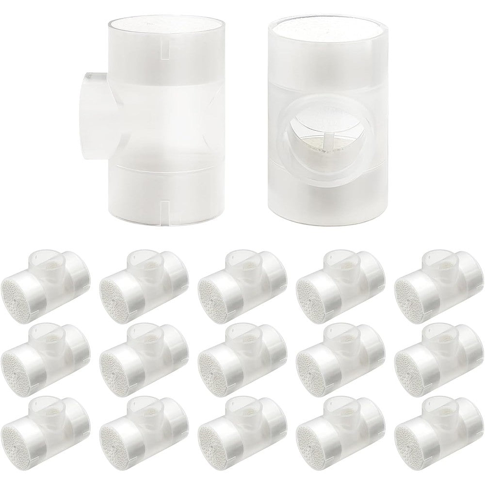 YUQILIN Tracheostomy HME Filters 50 count box front view for respiratory humidification.