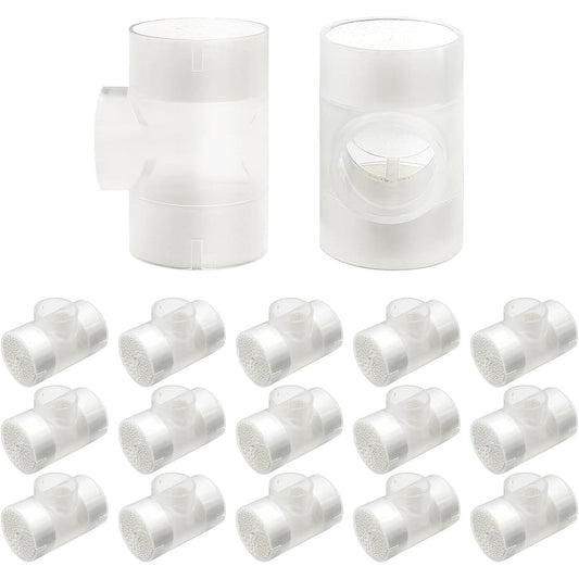 YUQILIN Tracheostomy HME Filters 50 count box front view for respiratory humidification.
