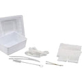 Covidien Argyle 47890 Tracheostomy Care Kit sterile tray front view for medical stoma maintenance.