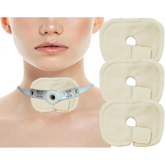 GZFQJJ Reusable Trach Pads front view for tracheostomy care.