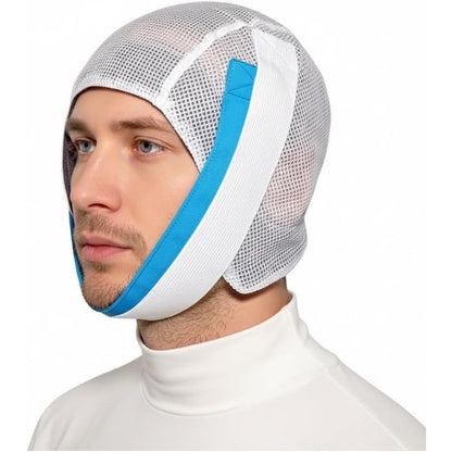 Knightsbridge Sleep Solutions Dual Band Premium Chin Strap front view for sleep apnea support