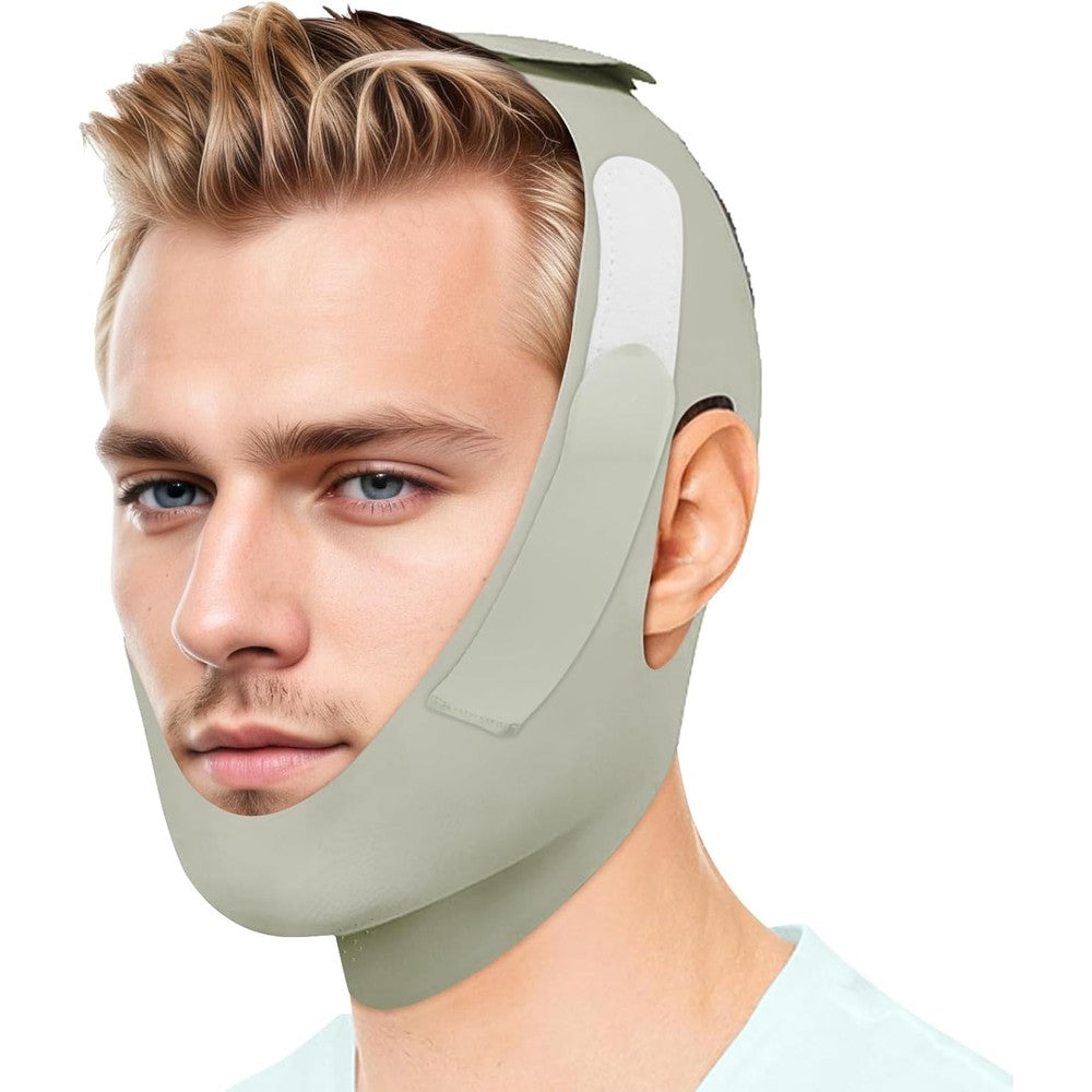 Mori-T Bear Chin Strap for Sleeping front view anti-snore device