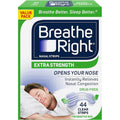 Breathe Right Extra Strength Clear Nasal Strips front packaging view for congestion relief
