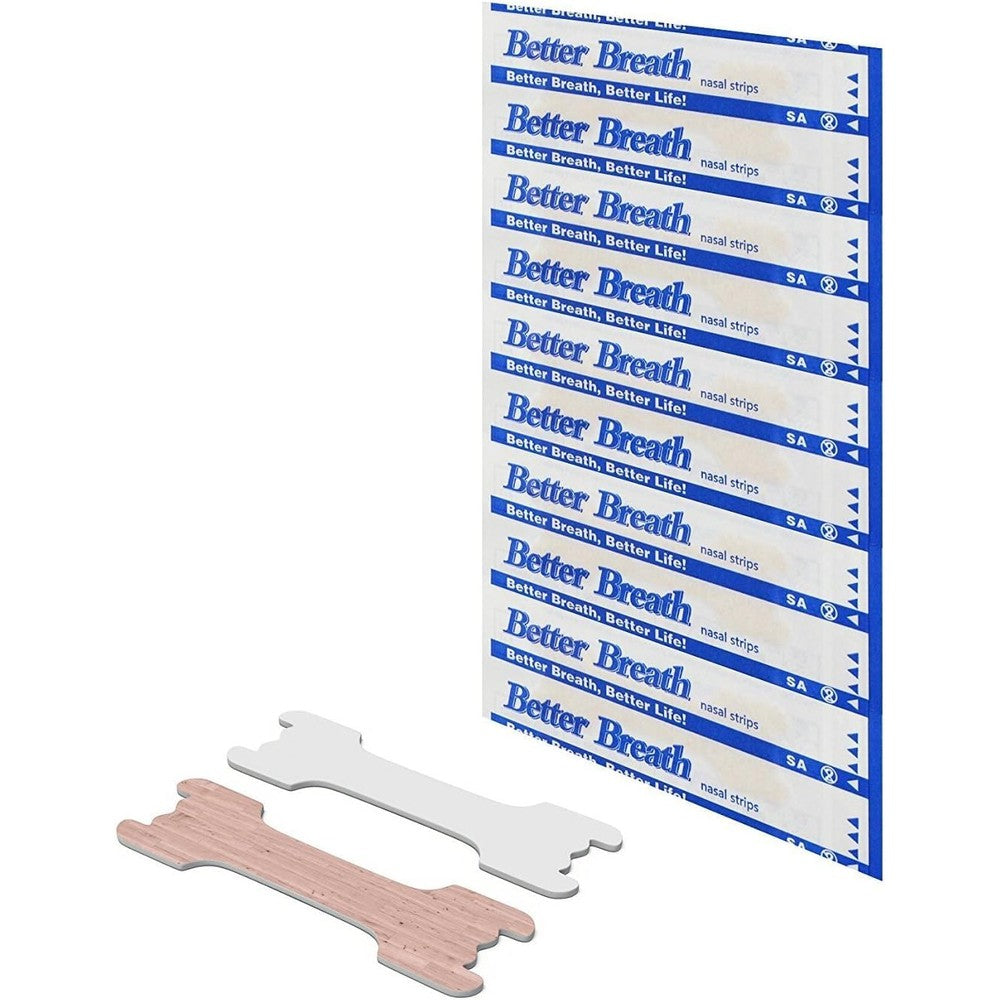 Debaishi New-Happy Nasal Strips 60 count box front view for snoring relief.