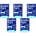 Breathe Right Nasal Strips Clear Large front view packaging for sensitive skin congestion relief