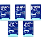 Breathe Right Nasal Strips Clear Large front view packaging for sensitive skin congestion relief