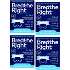Breathe Right Nasal Strips Clear Sensitive Skin front view for snoring relief