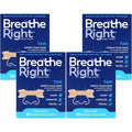 Breathe Right Nasal Strips Original Tan Small Medium 4 pack front view congestion relief