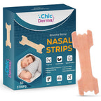 Chic Derma Nasal Strips 50 pieces box front view for snoring relief